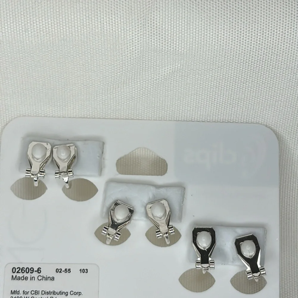 Icing Faux Pearl Clip on Earrings